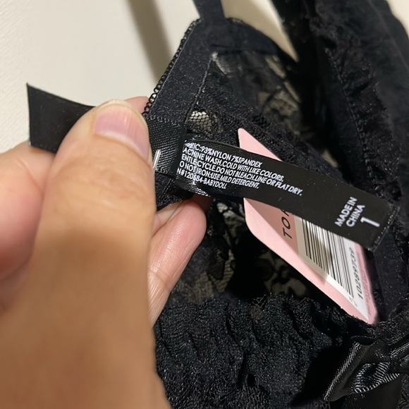 New With Tags Torrid Women’s Black Lace Wired Bra Lingerie Size 1 - Picture 6 of 12